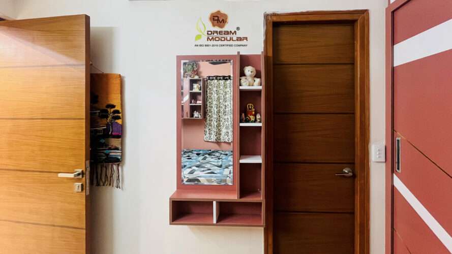 MBR Dressing Unit with Mirror and Storage