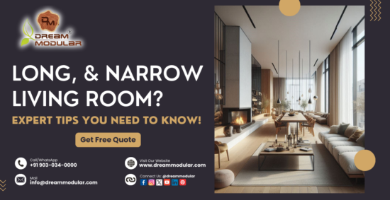 Long, Narrow Living Room? Expert Tips You Need To Know! - Dream Modular