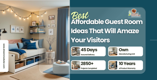 Create an inviting guest room on a budget with these affordable design tips and ideas. Surprise your visitors with style without breaking the bank. - Dream Modular - Get Free Quote