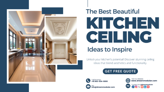 The Best Beautiful Kitchen Ceiling Ideas to Inspire - Dream Modular